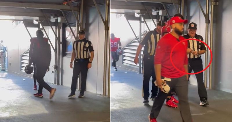 NFL Referee Chases Bucs Star After Game For Autograph (Video)