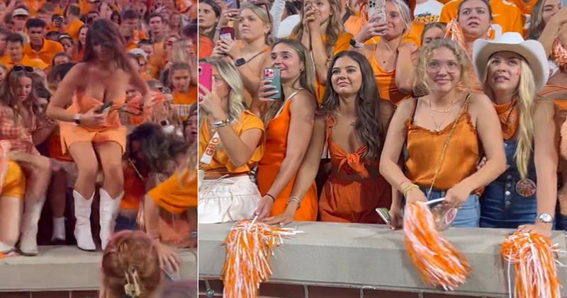 Tennessee Fans Reactions To Beating Alabama Go Viral Video Game 7