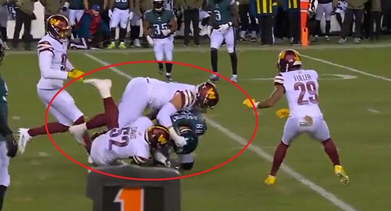 New Video Proves Commanders Cheated To Beat Eagles