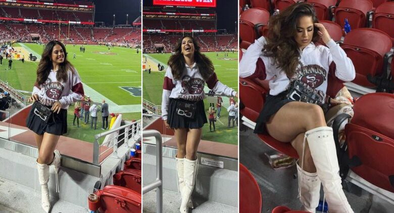 49ers Star’s Girlfriend Causes Stir With Wild Photos At Chargers Game
