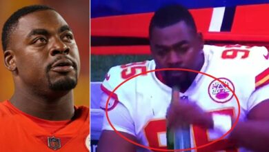 Was Chiefs’ Chris Jones Drinking Beer During Texans Game? (Video)  