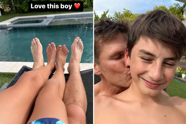 Tom Brady’s Odd Photos With Son Cause A Stir 1