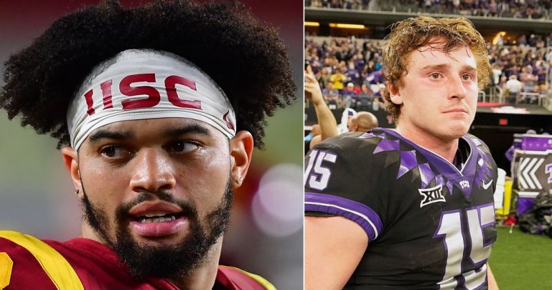 Alleged Foot Lover Caleb Williams Mocks TCU’s Max Duggan (Photos)