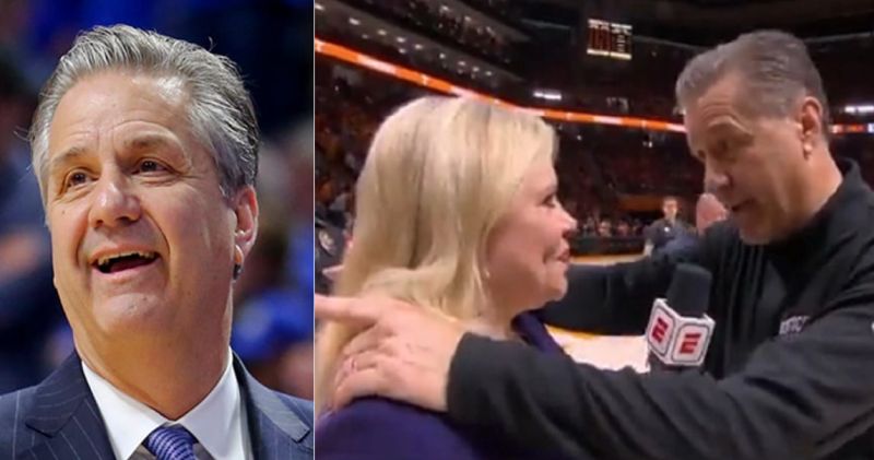 Kentucky’s John Calipari To Be Punished For Touching Holly Rowe?