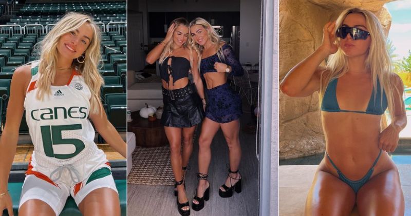 Miami Basketball Twins Haley And Hanna Cavinder's Latest Video - Game 7