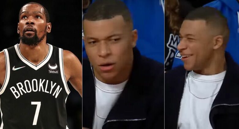 Kylian Mbappe’s Reaction To Kevin Durant’s Slick Move (Video)