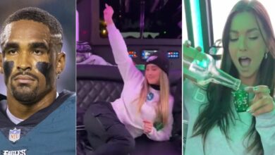 Eagles Players’ Wives Celebrate Playoffs On Party Bus (Video)