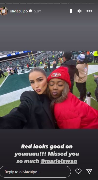 Christian McCaffrey’s GF Olivia Culpo’s 49ers Game Photos Go Viral 3