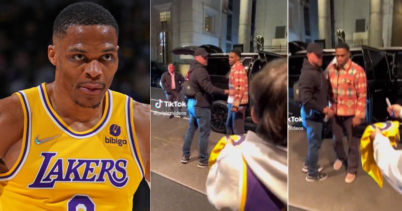 Russell Westbrook’s Unfortunate Encounter With Young Lakers Fan