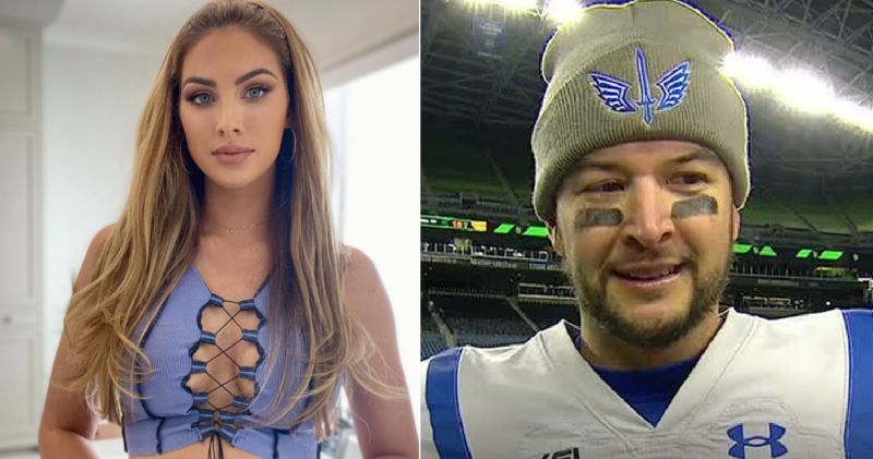 Katherine Webb Shows Off Her Outfit For AJ McCarron's XFL Game