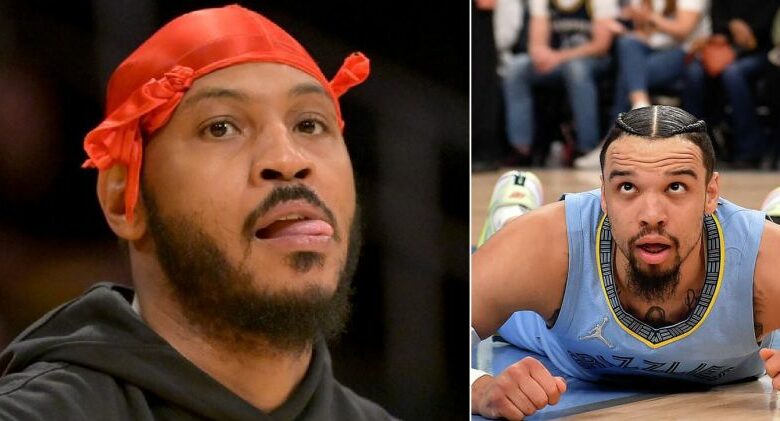 Carmelo Anthony Fires Back At Grizzlies’ Dillon Brooks