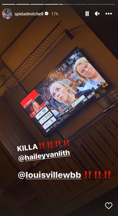 Hailey Van Lith’s Donovan Mitchell Video Goes Viral After Louisville Win 1