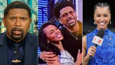 Jalen Rose’s Handsy Encounter With Malika Andrews Goes Viral (Video)