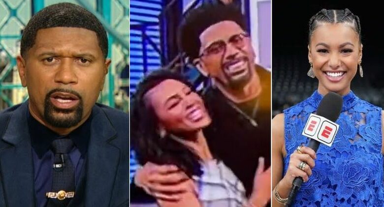 Jalen Rose’s Handsy Encounter With Malika Andrews Goes Viral (Video)