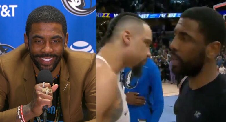 Kyrie Irving Explains Why He Rejected Dillon Brooks’ Jersey (Video)