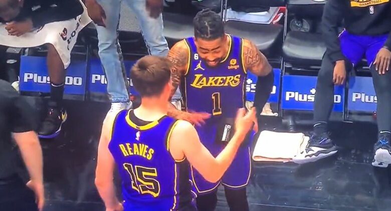 Austin Reaves, D’Angelo Russell Show Off Lakers Handshake (Video)