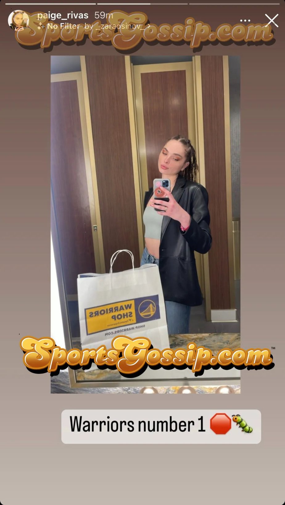 Klay Thompson’s Model Girlfriend Shares Wild Bedroom Photos 2