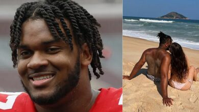 Paris Johnson’s Girlfriend Ana Causes A Stir At 2023 NFL Draft (Photos)