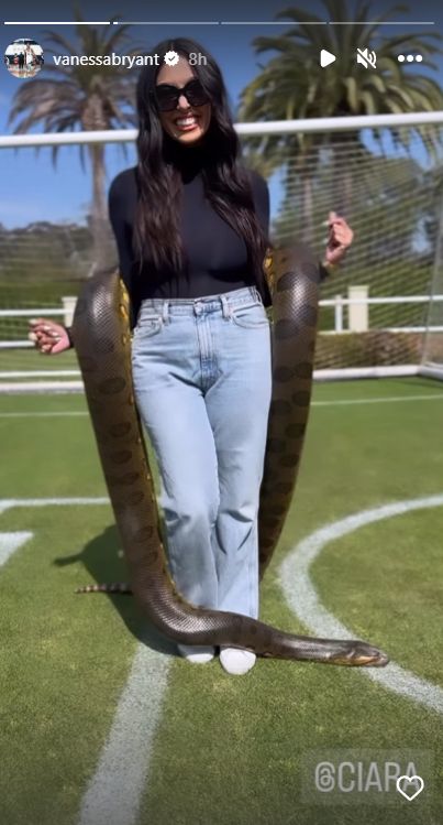 Vanessa Bryant’s Wild Snake Photos With Ciara Cause A Stir 2