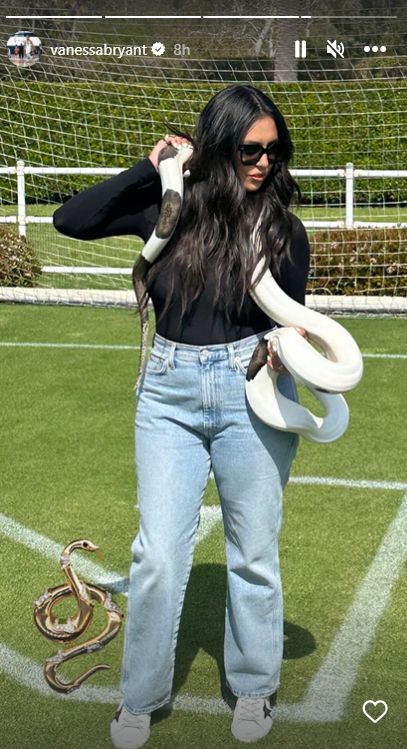 Vanessa Bryant’s Wild Snake Photos With Ciara Cause A Stir 4