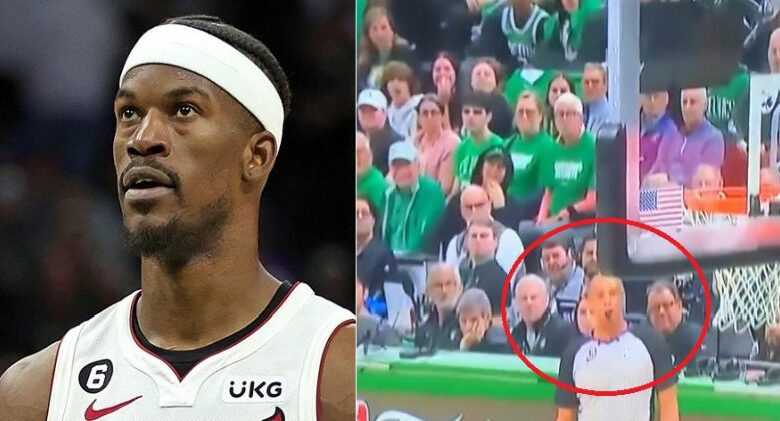 NBA Referee’s Suspicious Reaction To Heat Shot Goes Viral (Video)