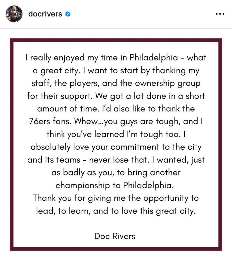 Joel Embiid’s Upset Reaction To Doc Rivers’ Firing 1