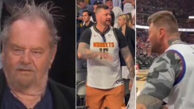 Nikola Jokic’s Brothers Bully Lakers Fan Jack Nicholson (Video)