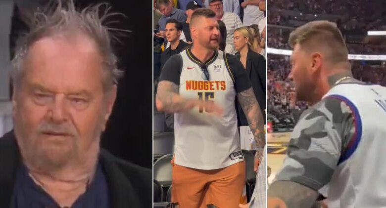Nikola Jokic’s Brothers Bully Lakers Fan Jack Nicholson (Video)