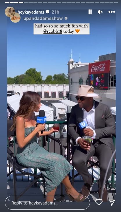 NFL Reporter Kay Adams’ Provocative Kentucky Derby Dress Causes A Stir 2