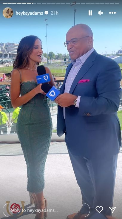 NFL Reporter Kay Adams’ Provocative Kentucky Derby Dress Causes A Stir 4
