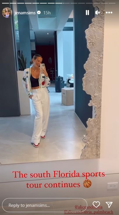 Brooks Koepka's Wife Jena Sims' Wild Outfit To Heat Game Goes Viral 1