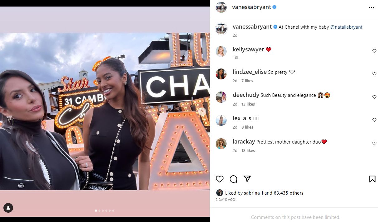 Vanessa Bryant’s Latest Photos Cause A Stir After Lakers Win 4