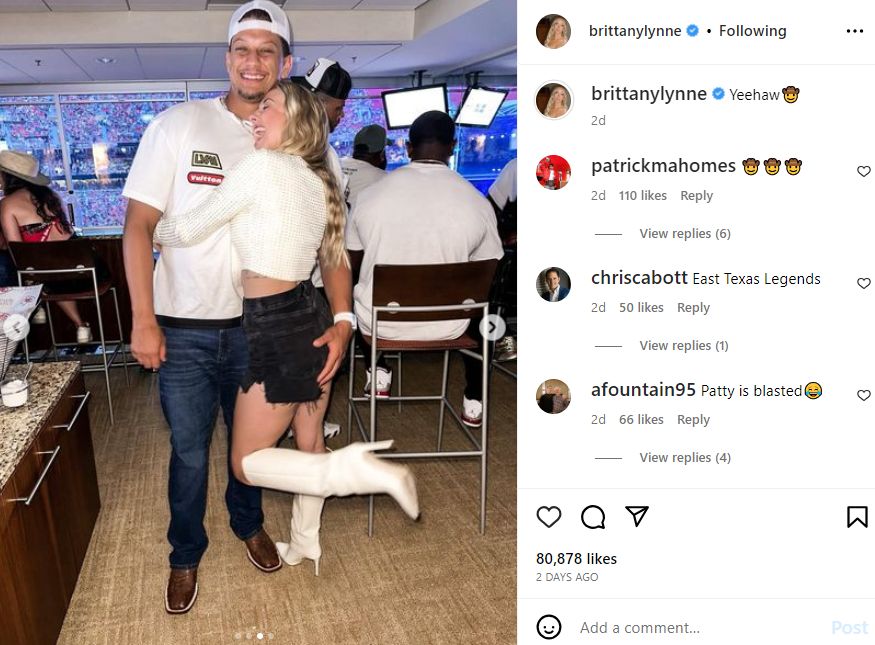 Patrick Mahomes Gets Handsy With Wife Brittany In Wild Photos 1