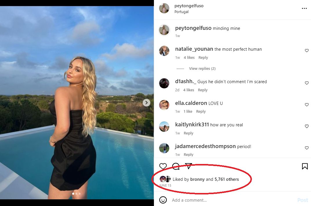 Bronny James Reacts To Girlfriend Peyton’s Wild Vacation Photos 2