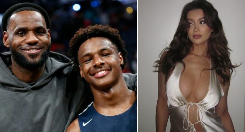 Bronny James Spotted On ‘Date’ With New Girl (Photos)