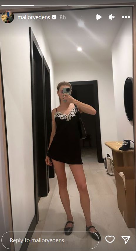 Aaron Rodgers’ Girlfriend Mallory Edens Shares Little Black Dress Photos 1