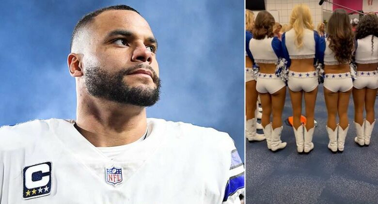 Dallas Cowboys Cheerleader Prayer Circle Photos Cause A Stir