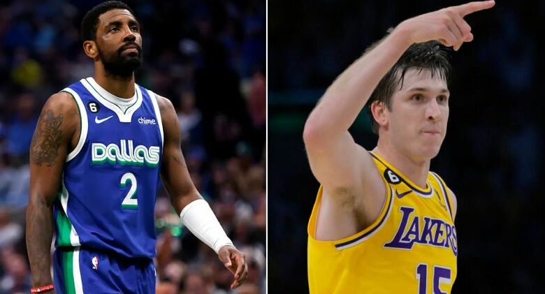 Kyrie Irving Reacts To The Austin Reaves Hype (Photos)