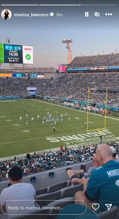 Marissa Lawrence’s Outfit To Jaguars Preseason Game Causes A Stir (Photos) 3