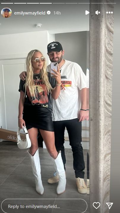 Baker Mayfield And Wife Emily Party Hard At Concert (Photos) 2