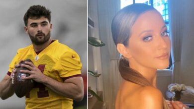 Kay Adams’ Handsy Encounter With Washington’s Sam Howell (Photos)