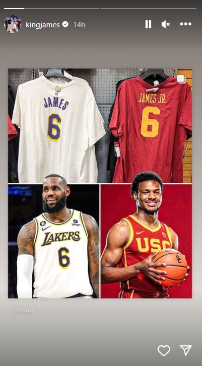 LeBron James Shares Telling Bronny Photo Amid USC Rumors 1