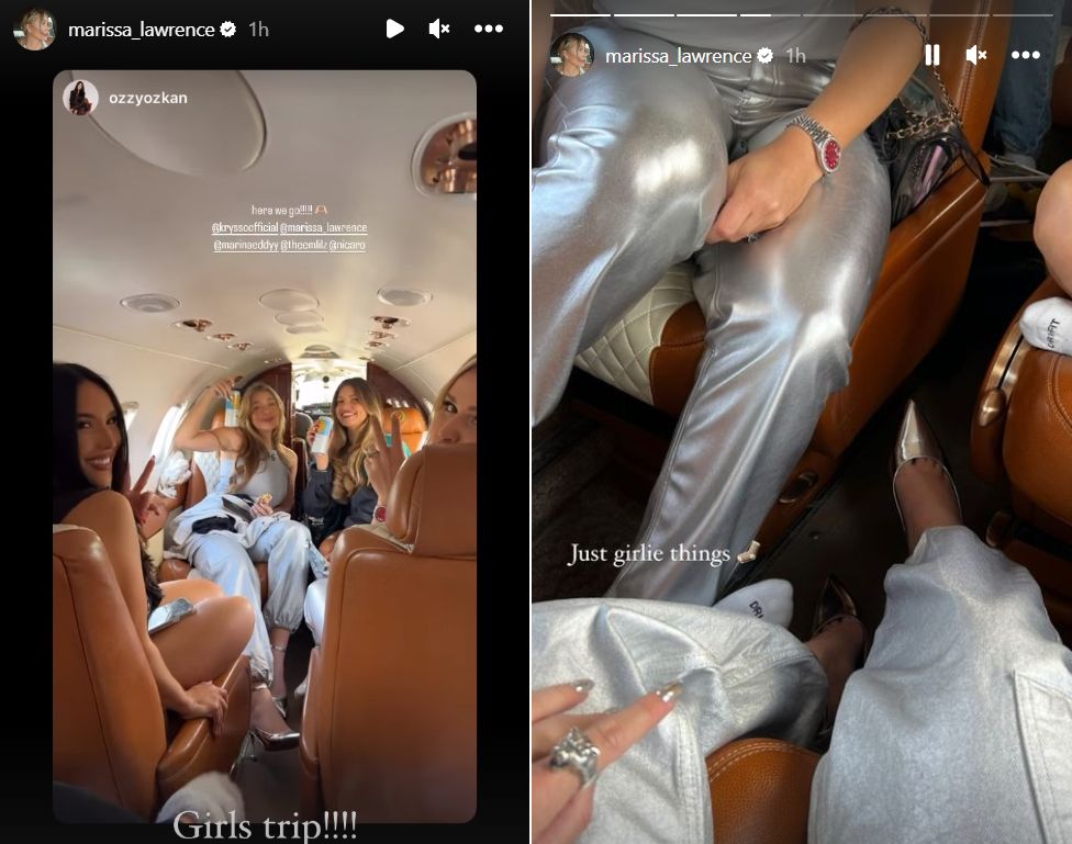 Trevor Lawrence’s Wife Marissa Parties On Jet To Jaguars Game (Photos) 1
