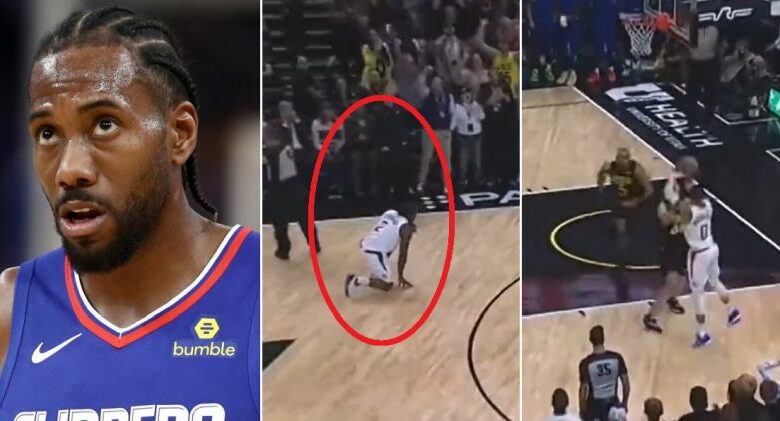Kawhi Leonard’s Reaction To Russell Westbrook’s Airball vs Jazz (Video)