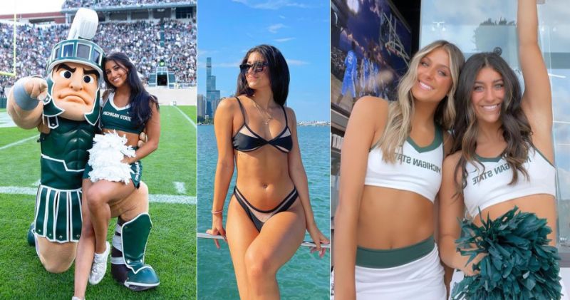 Michigan State Cheerleader’s Intimate Photos Go Viral After Rutgers Loss