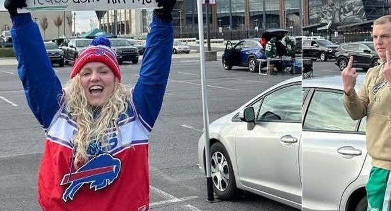 Bills Fan’s Sign About Eagles Fans Causes A Stir (Photos)