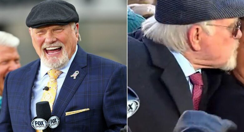 Terry Bradshaw Forces Kiss On Woman During NFL On FOX Broadcast