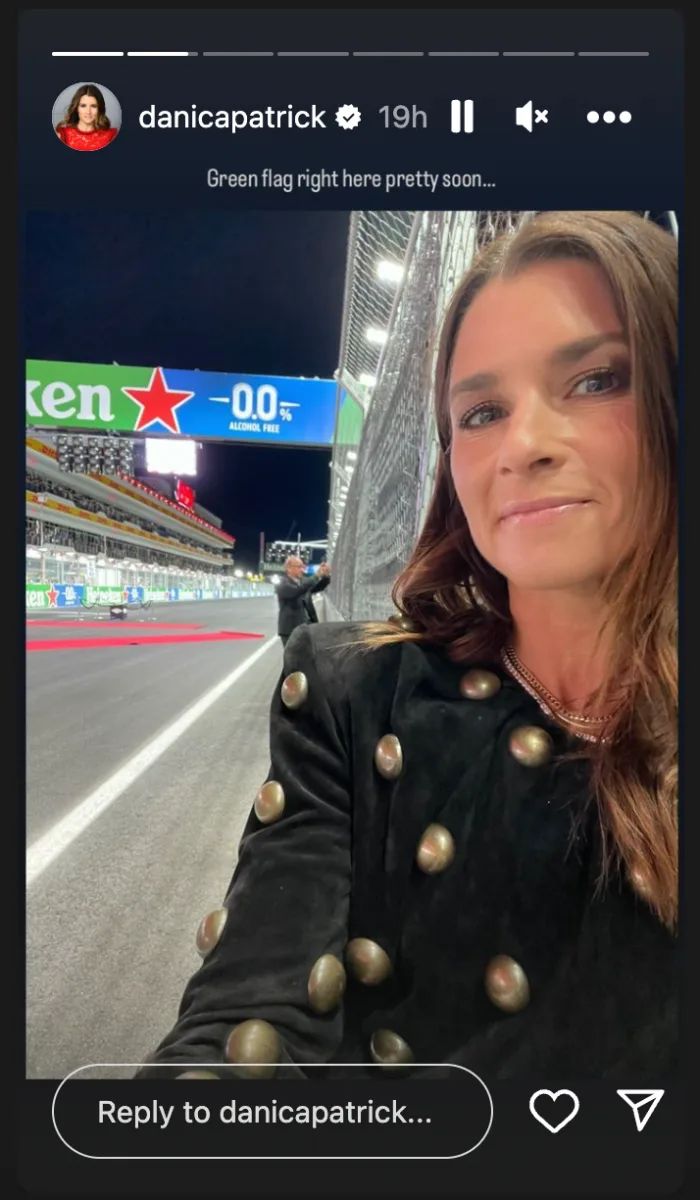 Danica Patrick’s Outfit To Las Vegas Grand Prix Causes A Stir 1
