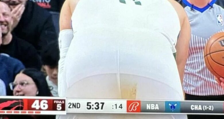 Bucks Star Has An Accident During Loss To Raptors (Photos)