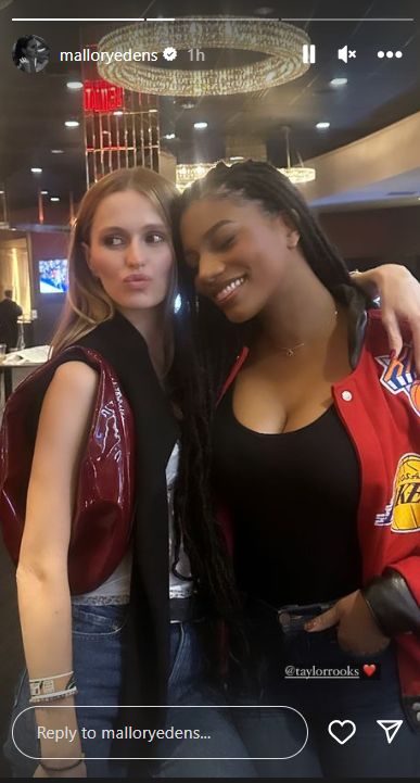 Mallory Edens’ Wild Photos With Taylor Rooks From Knicks Game 2